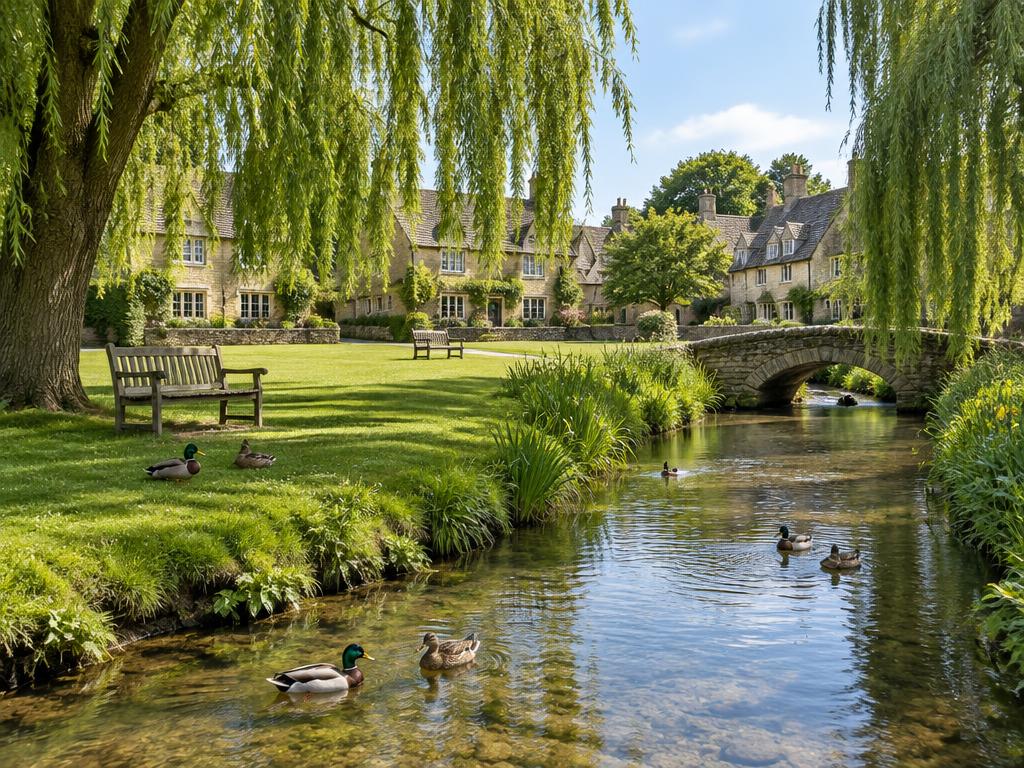 Cottages around the green