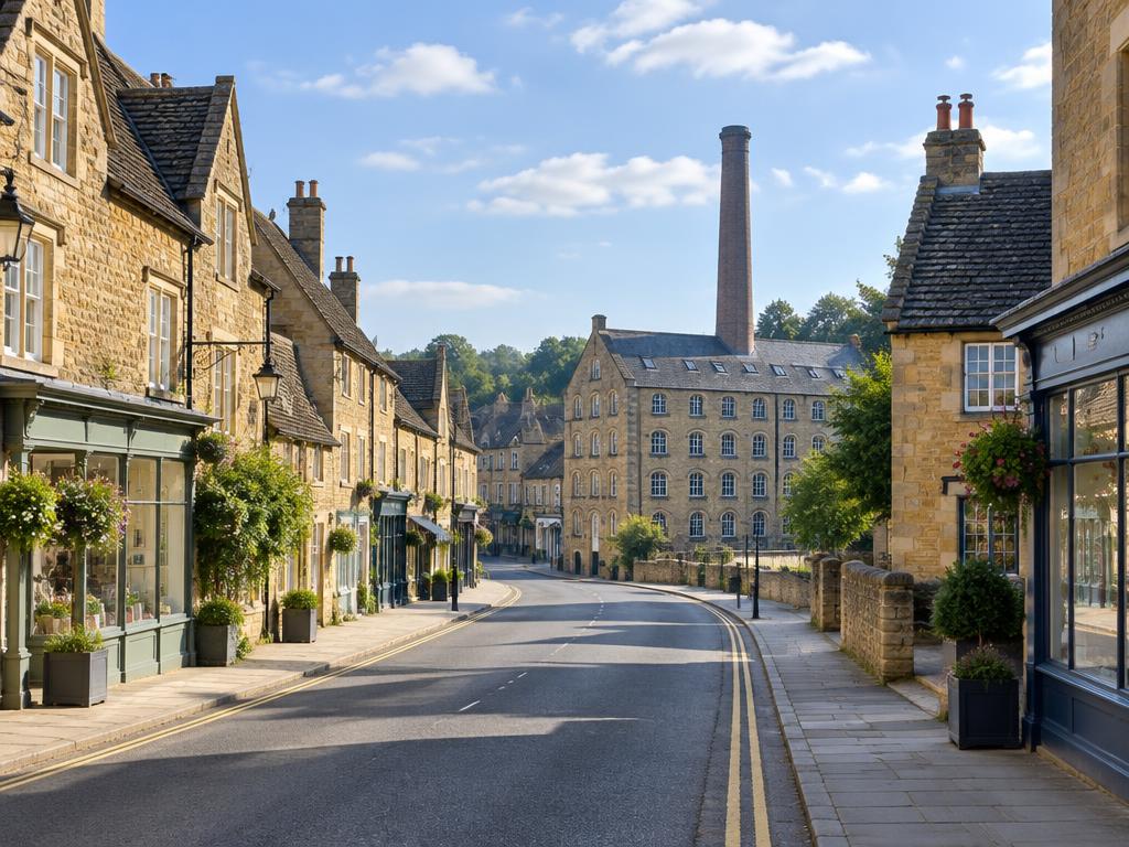 Bliss Tweed Mill, now homes