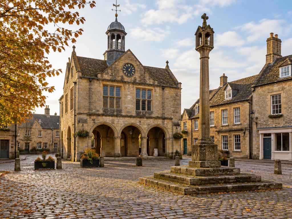 The Town Hall and market square