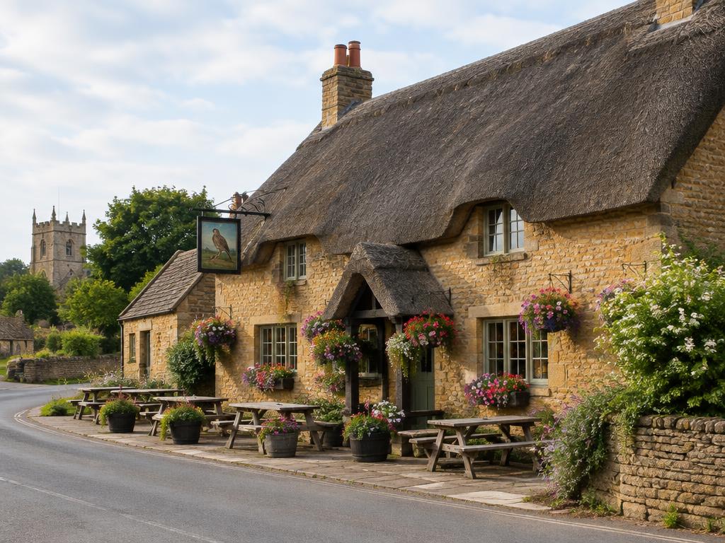 The village pub at the heart of Great Tew